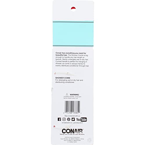 CONAIR Con Comb Shower Size Ea Conair Shower Comb 1ct,Pack of 2 - Image 2