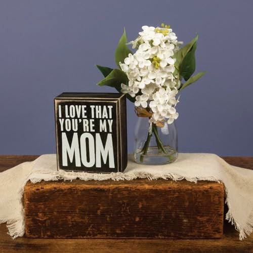 Primitives by Kathy 19446 Classic Box Sign, 3.5 x 4-Inches, You're My Mom - Image 4