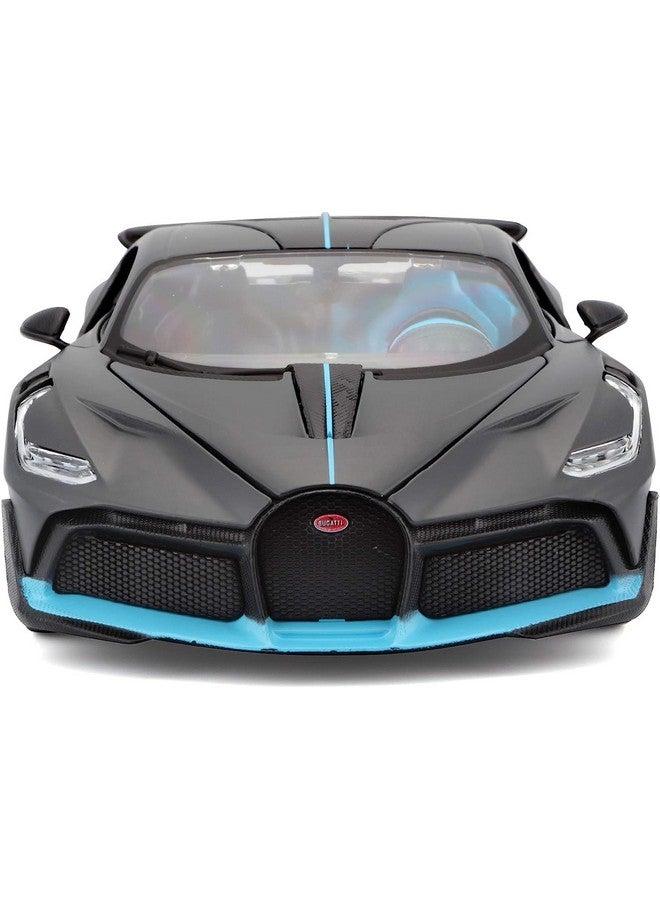 LONGMIRE Metal Pull Back Diecast Car Pull Back Car Model with Sound Light Boys Gifts Toys for Kids Pack of 1, Multicolor (Bugatti Divo) - Image 2