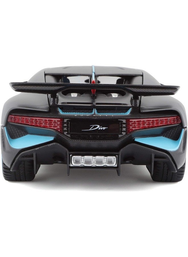 LONGMIRE Metal Pull Back Diecast Car Pull Back Car Model with Sound Light Boys Gifts Toys for Kids Pack of 1, Multicolor (Bugatti Divo) - Image 3