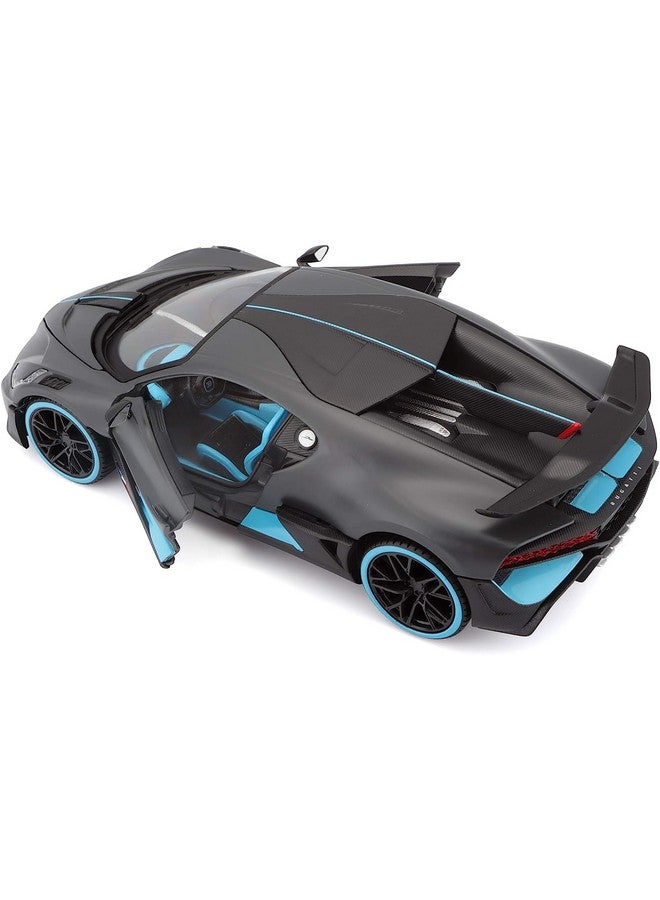 LONGMIRE Metal Pull Back Diecast Car Pull Back Car Model with Sound Light Boys Gifts Toys for Kids Pack of 1, Multicolor (Bugatti Divo) - Image 5