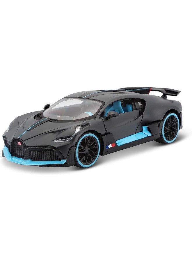 LONGMIRE Metal Pull Back Diecast Car Pull Back Car Model with Sound Light Boys Gifts Toys for Kids Pack of 1, Multicolor (Bugatti Divo) - Image 1