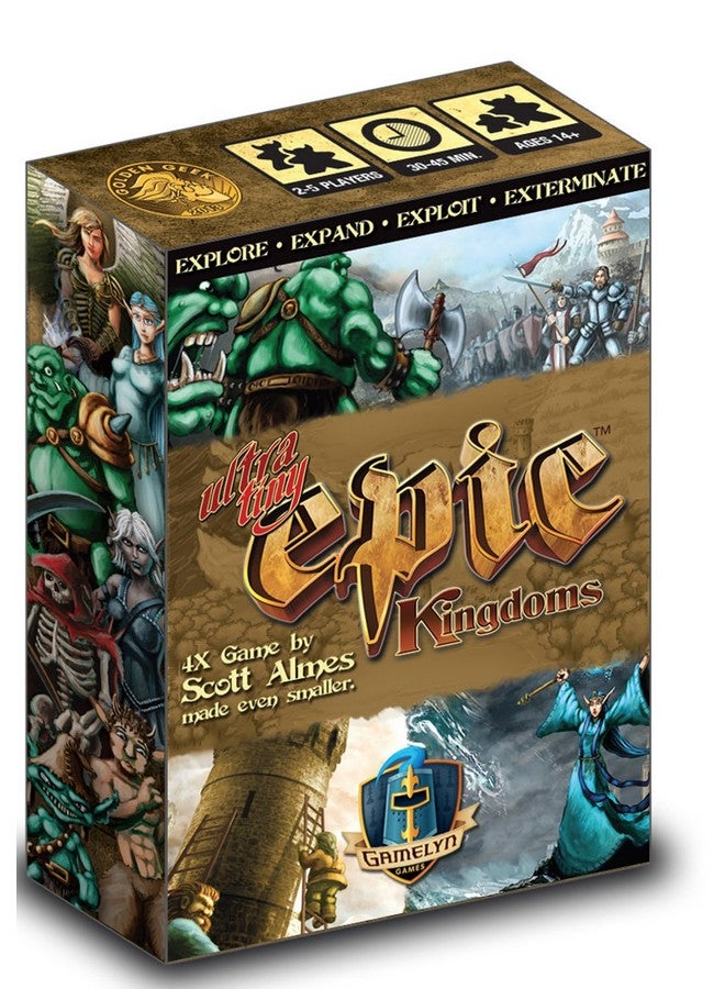 Gamelyn Games Ultra-Tiny Epic Kingdoms Pocket Board Game - Image 1