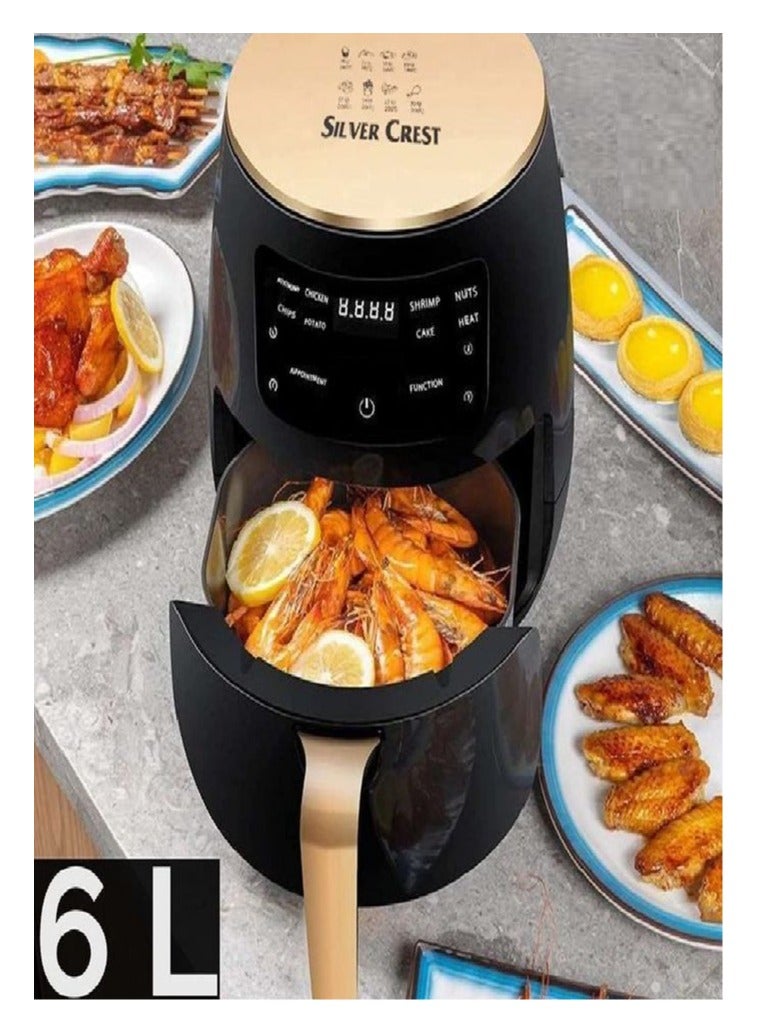 سيلفر كريست قلاية هوائية اير فراير بسعة 6 لتر وقوة 2400 واط - Image 3