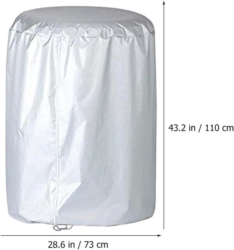Car Tire Cover 73x110cm Zipper, UV Sun and Snow Resistant Spare Wheel Protector for SUV Truck Trailer Rv, Heavy-Duty Weatherproof Tire Covers for Vehicle Wheels - Image 2