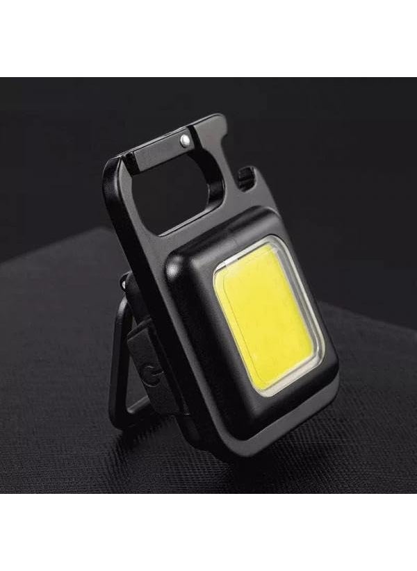 AVDIP AVDIP COB Small Flashlight Keychain Work Light USB Rechargeable Mini LED Handheld Flashlight 4 Light Modes Portable Pocket Light Aluminum  - Image 5
