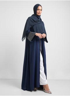Khizana Embroidered Abaya With Sheila  - Image 1