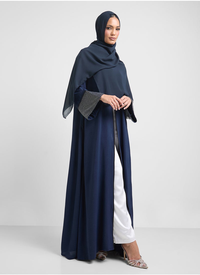 Khizana - Embroidered Abaya With Sheila - Image 1