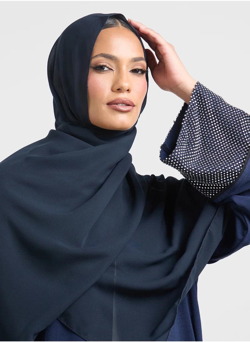 Khizana Embroidered Abaya With Sheila