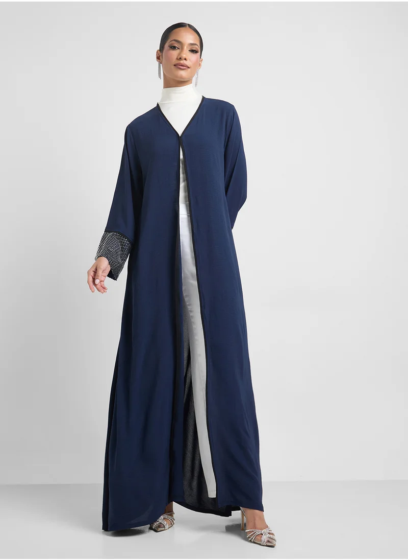 Khizana Embroidered Abaya With Sheila