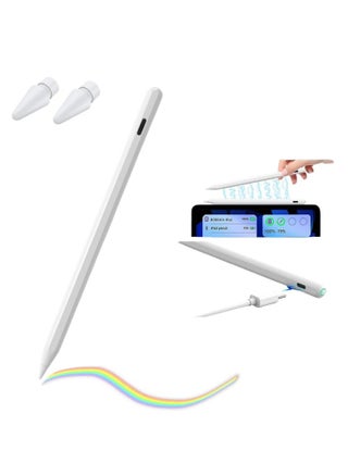 Magnetic Stylus Pen for iPad – Magnetic Charging, Real-Time Battery Display, Type-C Fast Charging, Palm Rejection, Long Battery Life, and Auto Sleep Function - pzsku/ZDF990D7E2A8BD9BE7618Z/45/_/1739950074/a192338d-27dc-402c-89ec-137424053a11