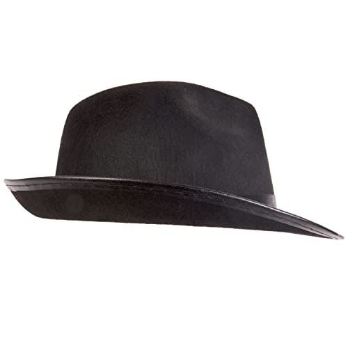 Kangaroo Black Fedora Hat - Unisex Felt Hat for Costume or Everyday Wear - Image 4