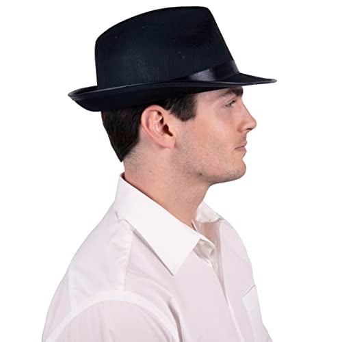 Kangaroo Black Fedora Hat - Unisex Felt Hat for Costume or Everyday Wear - Image 3