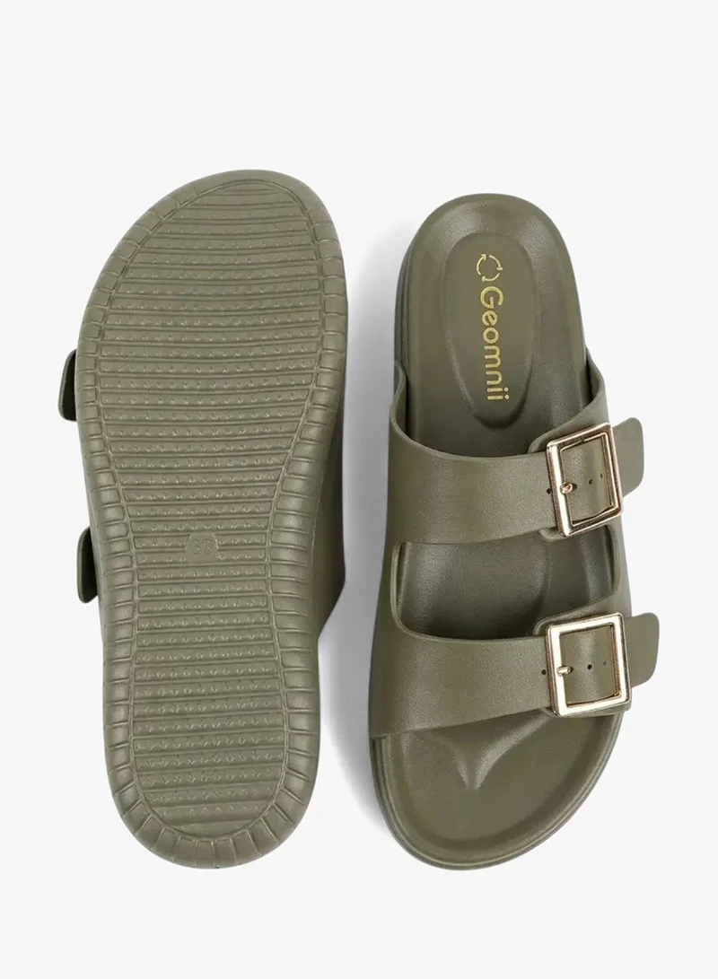 Geoomnii Green Women’s Sandals – Comfortable, Lightweight & Everyday Wear for Women | Best Price UAE