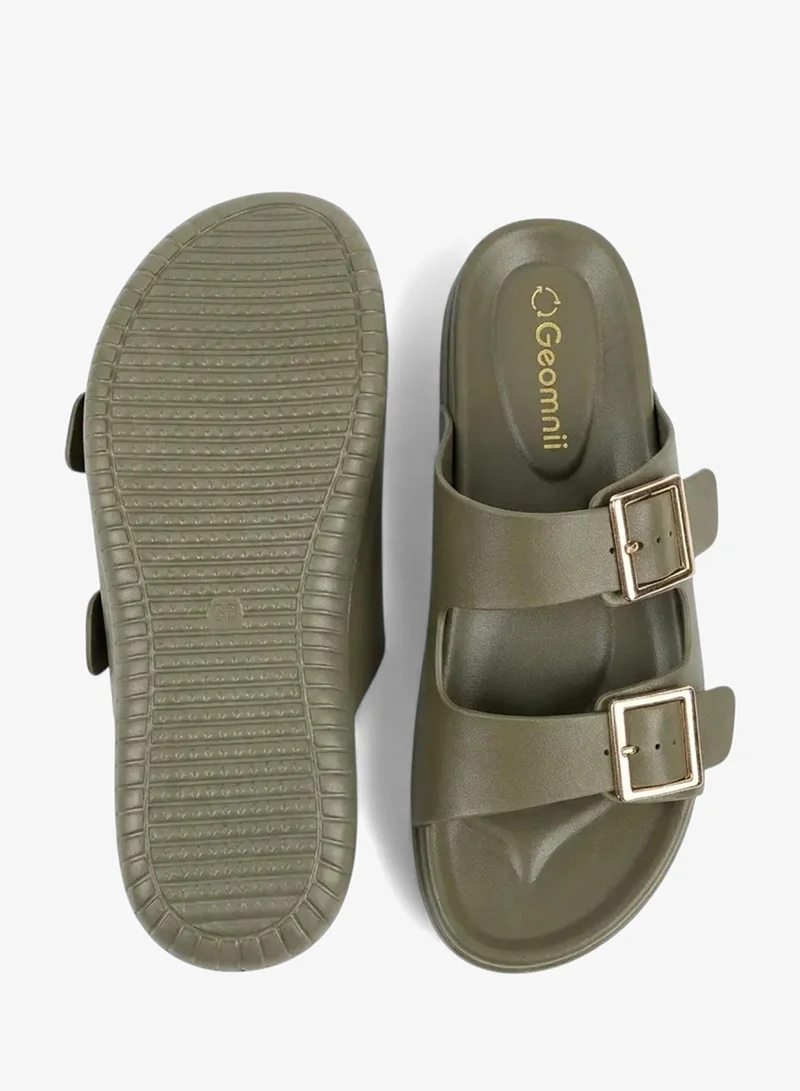 Geoomnii Green Women’s Sandals – Comfortable, Lightweight & Everyday Wear for Women | Best Price UAE