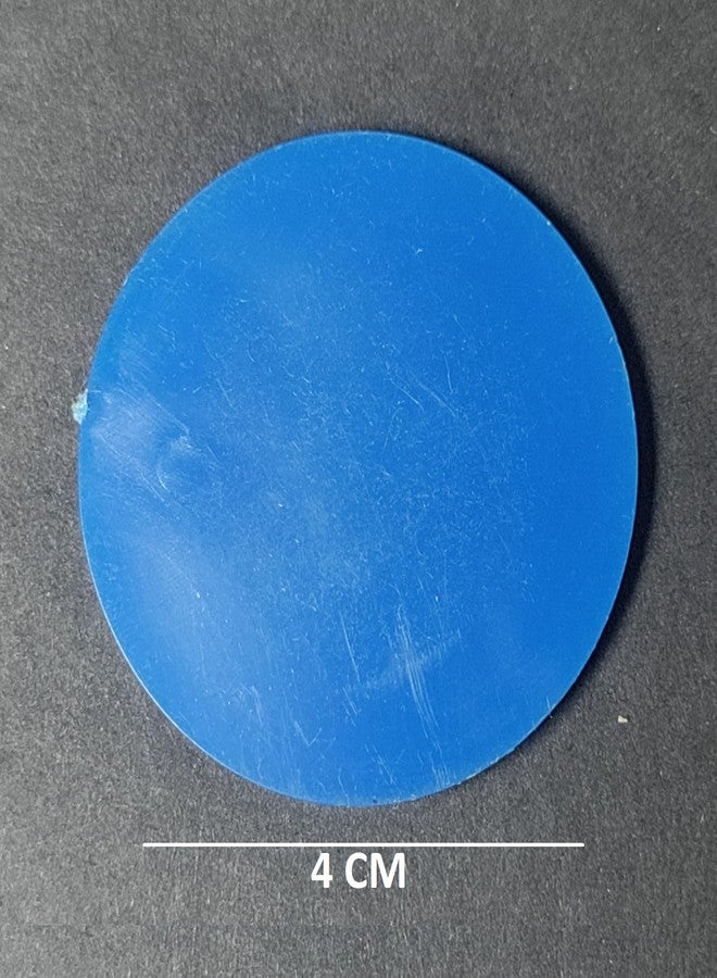 MOREL Blue Plain Big Plastic Token Coin Chips USE for Board Games, Restaurant, School, Shop, CANTIN, College ETC | 50 Coin |40MM. - Image 2