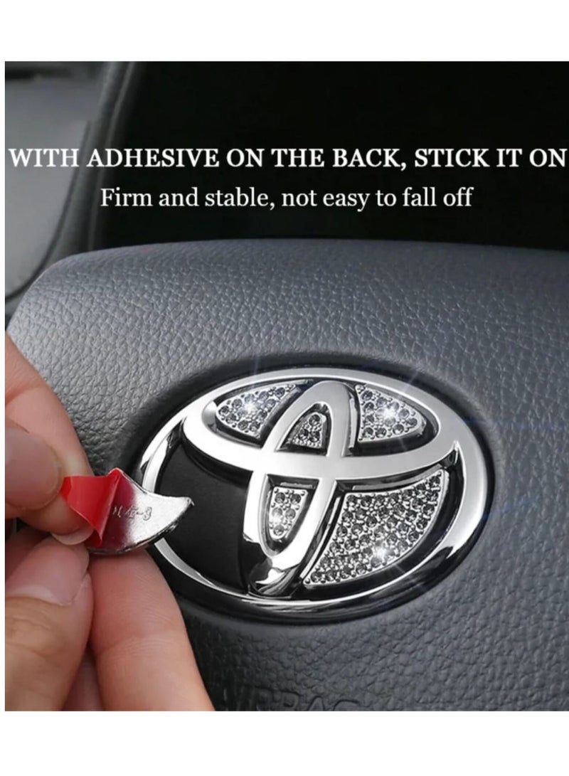 ملصق كريستال متوافق مع مقود سيارة تويوتا - Image 5