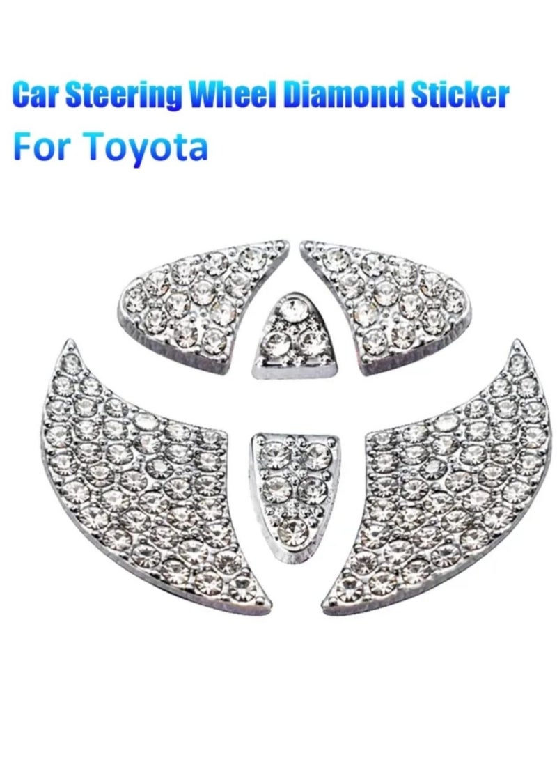 ملصق كريستال متوافق مع مقود سيارة تويوتا - Image 3