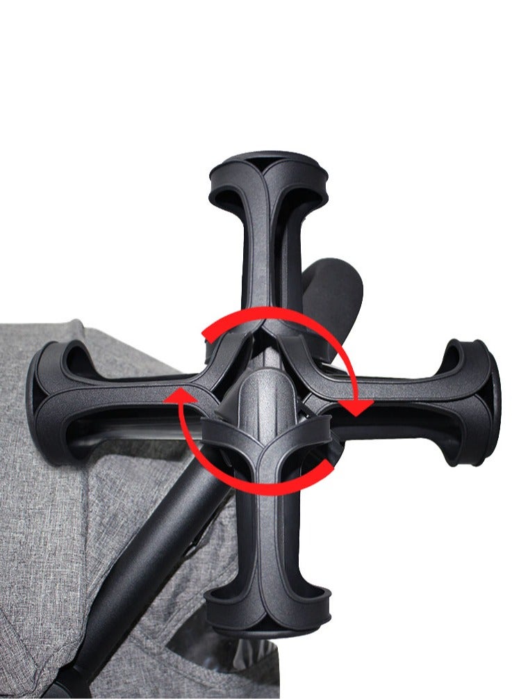 general Stroller Cup Holder, Universal Cup Holder for Stroller, Bike, Wheelchair, Walker, Scooter, - Image 4