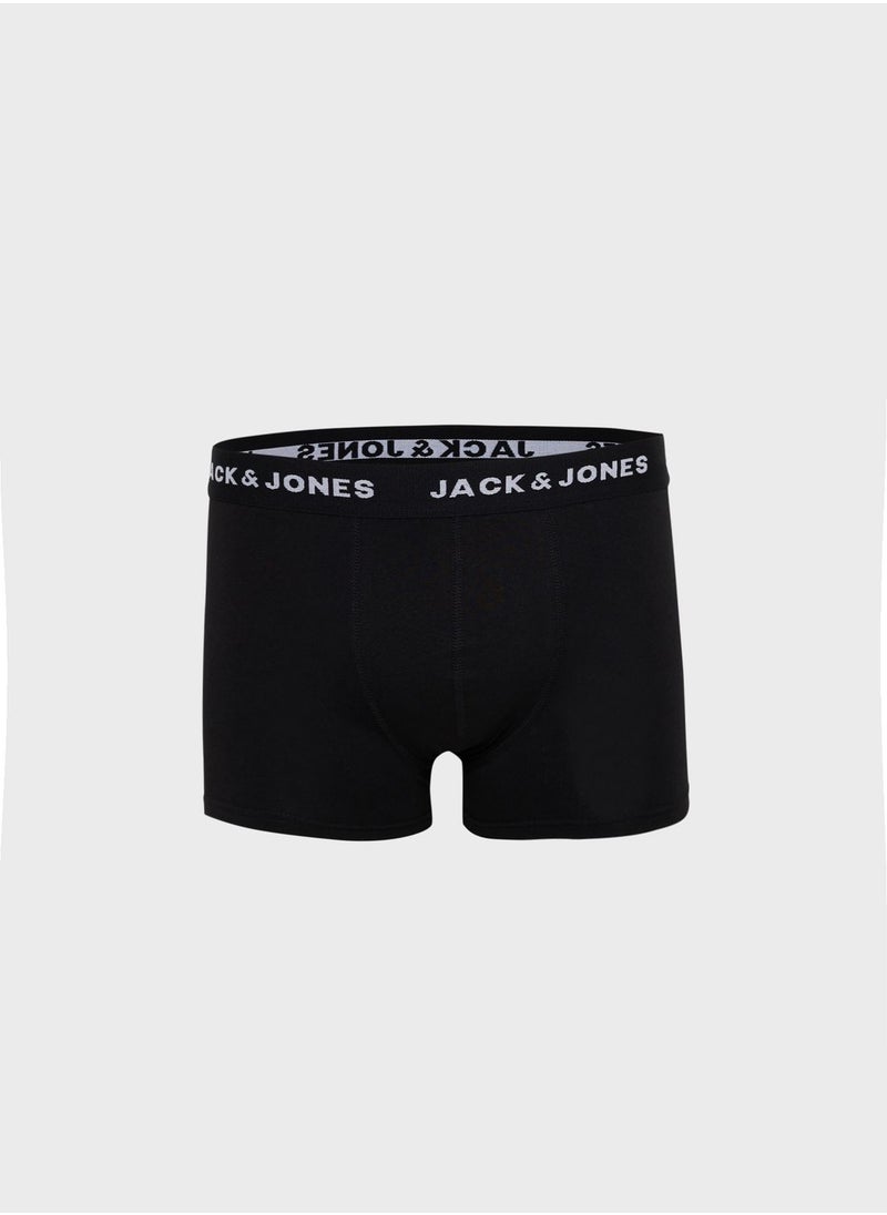 JACK & JONES - 5 Pack Logo Band Trunks - Image 1