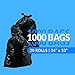 Reli. Reli 13 Gallon Trash Bags 1000 Bags Black Tall Kitchen Strong Garbage - Image 4