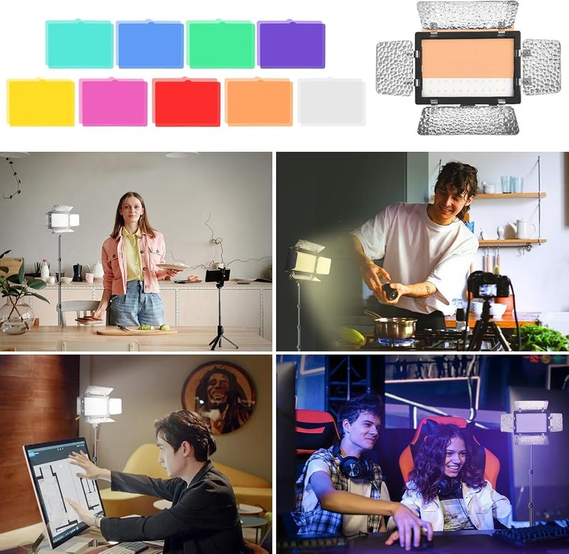EMART LED Video Lighting 2 Packs,EMART Photography Light,5500K 15W Studio Lights - Image 5