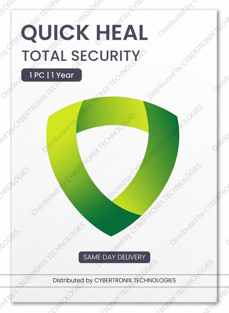 Quick Heal Total Security for 1 Device 1 Year | Windows | Digital Subscription | SAME DAY DELIVERY - Image 1