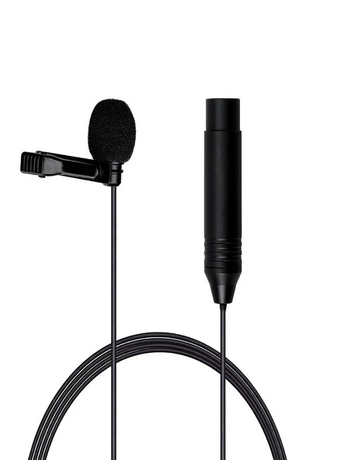 كوميكا ميكروفون COMICA CVM-V02O متعدد الاتجاهات، ميكروفون لافالير، ميكروفون مكثف، قابس XLR، يدعم طاقة فانتوم 48 فولت، متوافق مع كاميرات الفيديو لتسجيل الفيديو - Image 1