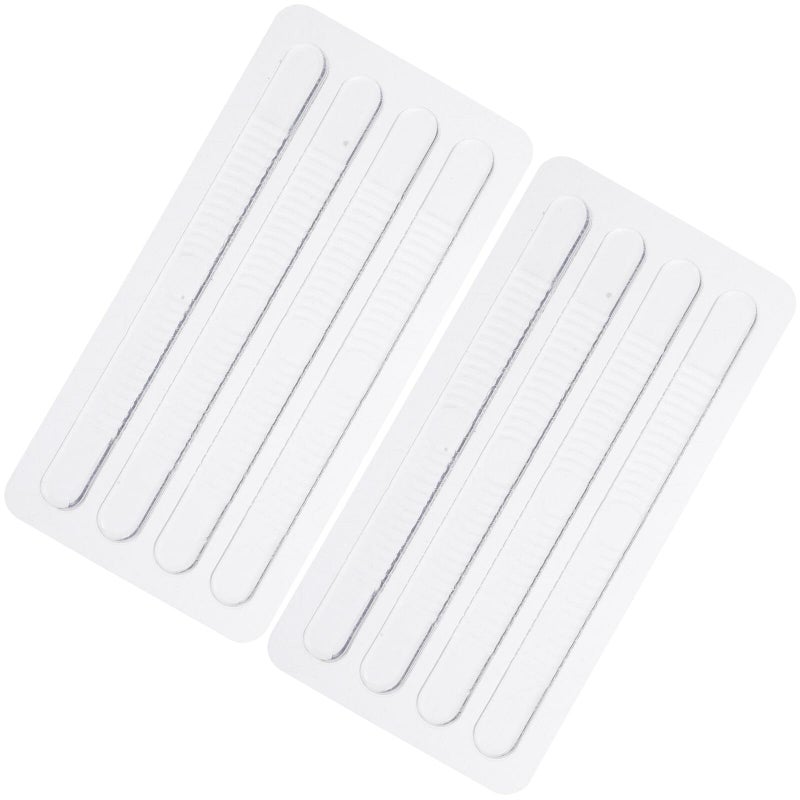 Silicone Heel Cushions 8 Pairs Wear Resistant Adhesive Liners For Blister Prevention - Image 2
