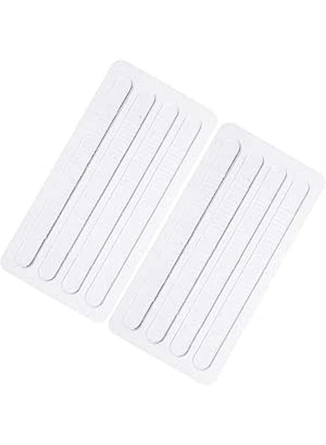 Silicone Heel Cushions 8 Pairs Wear Resistant Adhesive Liners For Blister Prevention - Image 1