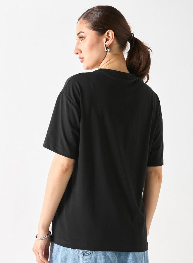 تواكستريمز تيشيرت بأكمام قصيرة وطبعات قلب من تو إكستريمز - Image 3