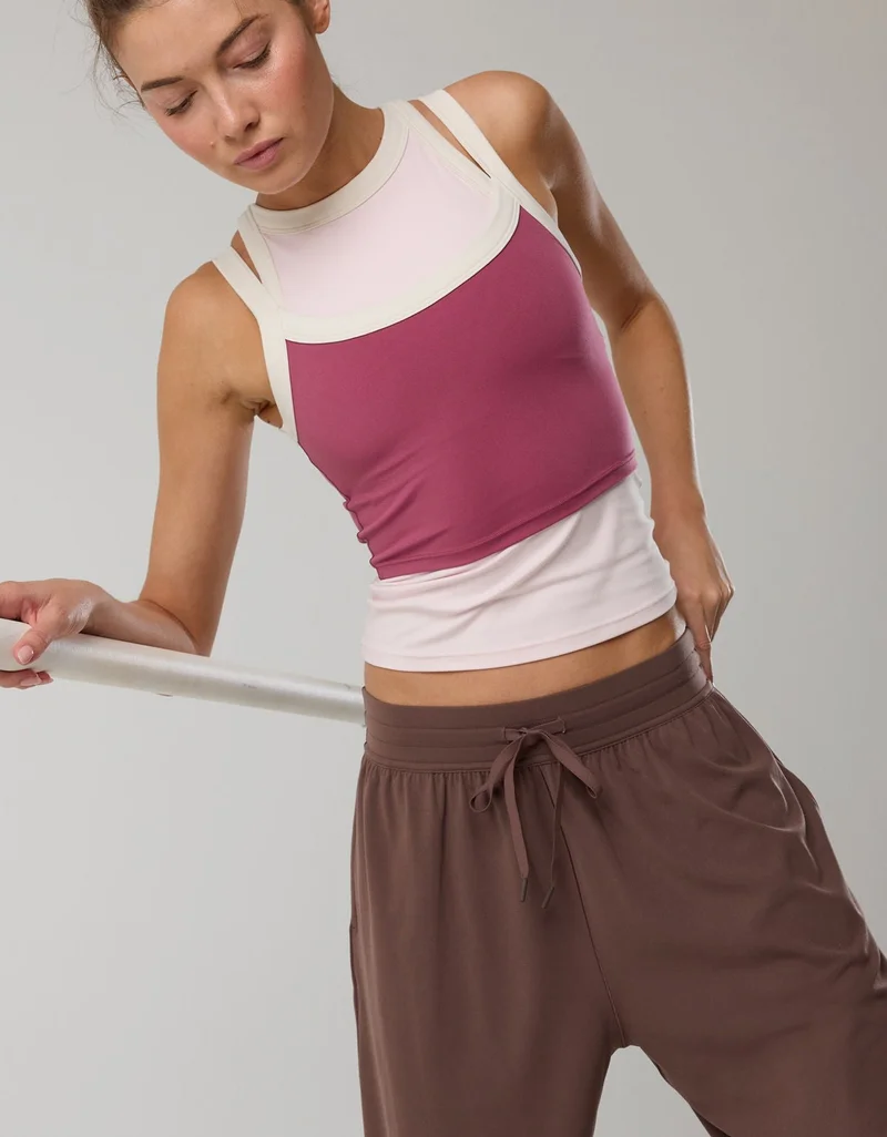 Aerie  Offline By Aerie Real Me Low Key Ringer Longline Sports Bra for Women | Best Price UAE