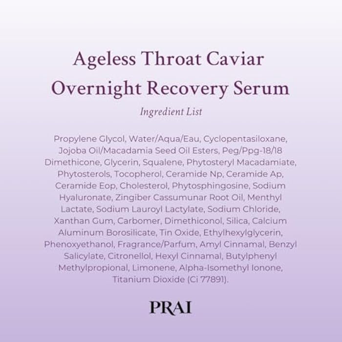 PRAI Beauty Ageless Throat Caviar Overnight Recovery Serum for Instantly Ageless Neck, Neck Firming and Tightening Serum, 1.7 Oz - Image 2