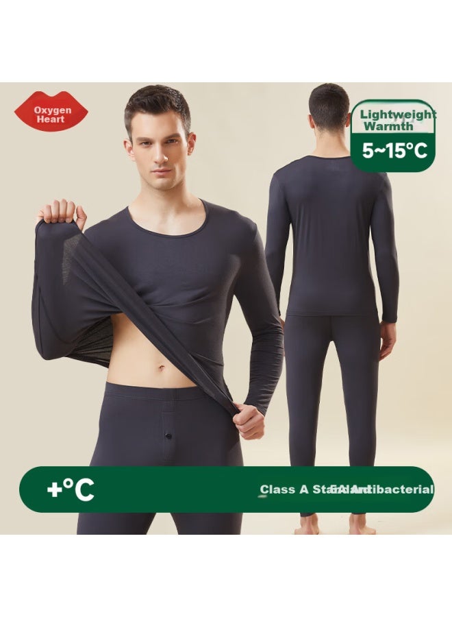 Yangxin Autumn Winter New Warm Set Slim Fit Thermal Lock Cold Protection Couple Base Layer Top And Bottom - Image 1