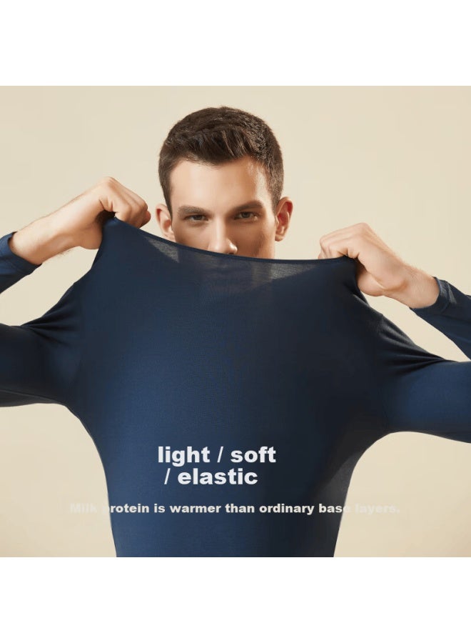 Yangxin Autumn Winter New Warm Set Slim Fit Thermal Lock Cold Protection Couple Base Layer Top And Bottom - Image 3