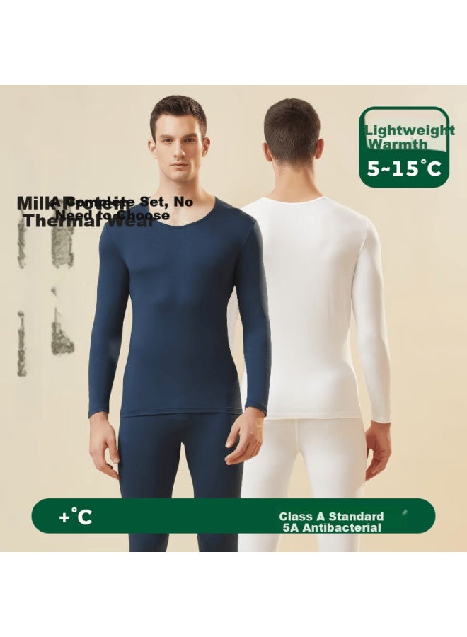 Yangxin Autumn Winter New Warm Set Slim Fit Thermal Lock Cold Protection Couple Base Layer Top And Bottom - Image 4