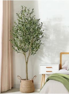 APEX 180 CM Artificial Olive Tree Plant 6 Feet Fake Topiary Silk Tree, Perfect Faux Plants in Pot for Indoor Outdoor House Home Office Garden Modern Decoration Housewarming  - Image 4