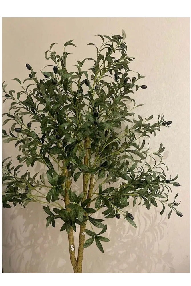 APEX 6/4 Feet Artificial Olive Tree Plant, Faux Topiary Silk Tree in Pot – Perfect for Indoor & Outdoor Decor, Home, Office, Garden, and Housewarming Gifts - Image 5