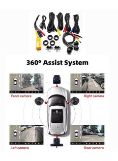 Vierex 9 inch Android Car Radio 2K Full Touch Screen With Apple Carplay Android Auto Wireless 4G WiFi With 360D Camera Built-in 1080P Cameras Included Fast Interface  10  4 32GB 2K 360D  - Image 5