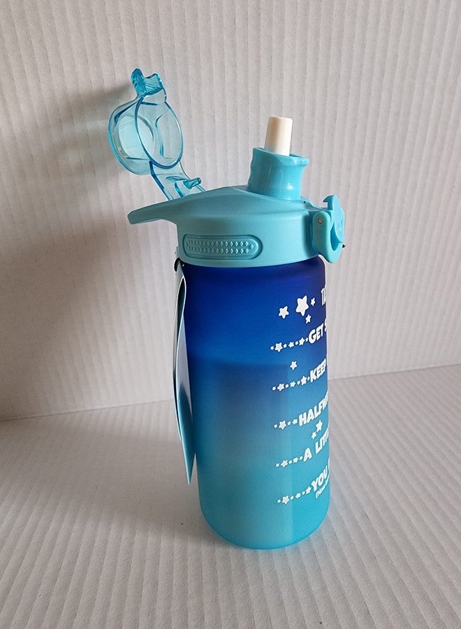 تيستي زجاجة مياه للأطفال من Tasty Kids سعة 16 أونصة بفتحة واسعة وغطاء قلاب - Image 2