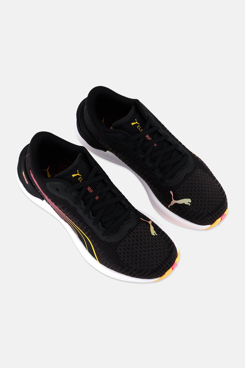 PUMA Women Electrify Nitro Lace Up Running Shoes, Black - Image 4