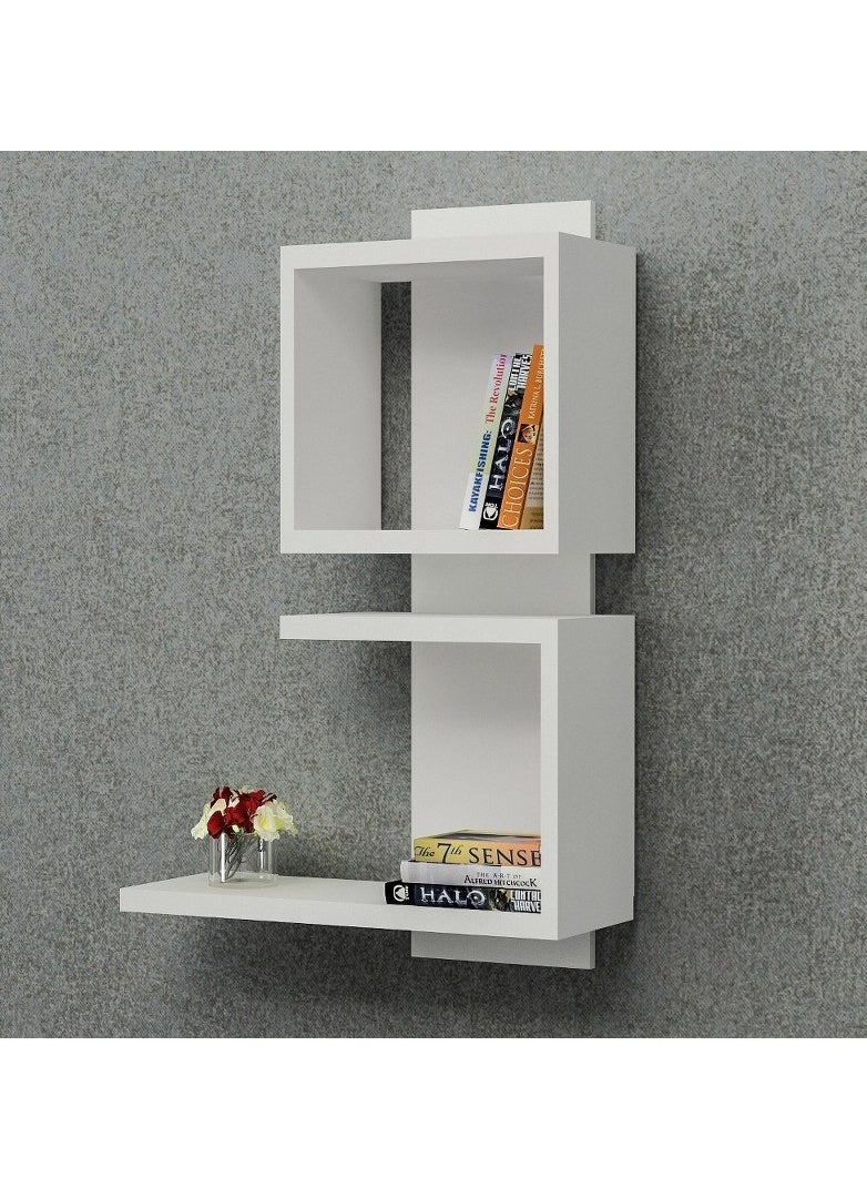 Home Gallery home gallery WALL SHELF - WHITE 45X23X60 