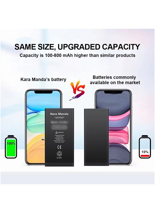 Replacenent  battery for iphone 13 3530 mah high -capacity Super Capacity 0-cycle brand new battery with long-lasting performance Free installation kit included