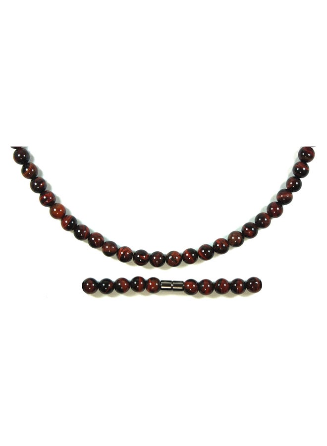 Healing Crystal Necklace, Men's Beaded Necklace Chain  - Image 1