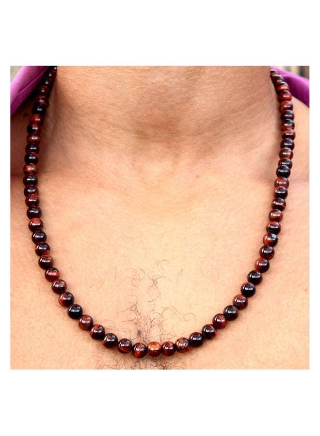 Healing Crystal Necklace, Men's Beaded Necklace Chain  - Image 3