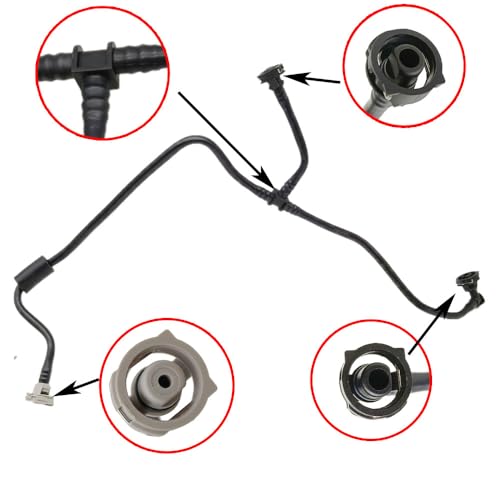 ThpeMakcr Engine Reservoir Coolant Pipe Fit for Audi Q7 20162024 Overflow Hose 4M0121081AJ - Image 3