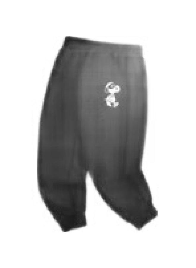 Snoopy Girls' Pants, Spring Long Trousers, Children'S Casual Pants, For Older Kids, Early Autumn Sports Pants, Double Heart Pattern/Gray, Size 150 - Image 2