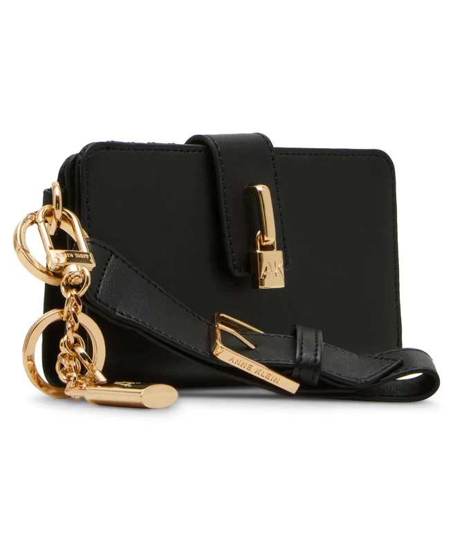 ان كلاين Bz-Akg6040-Blk Black Women's Wristlet
