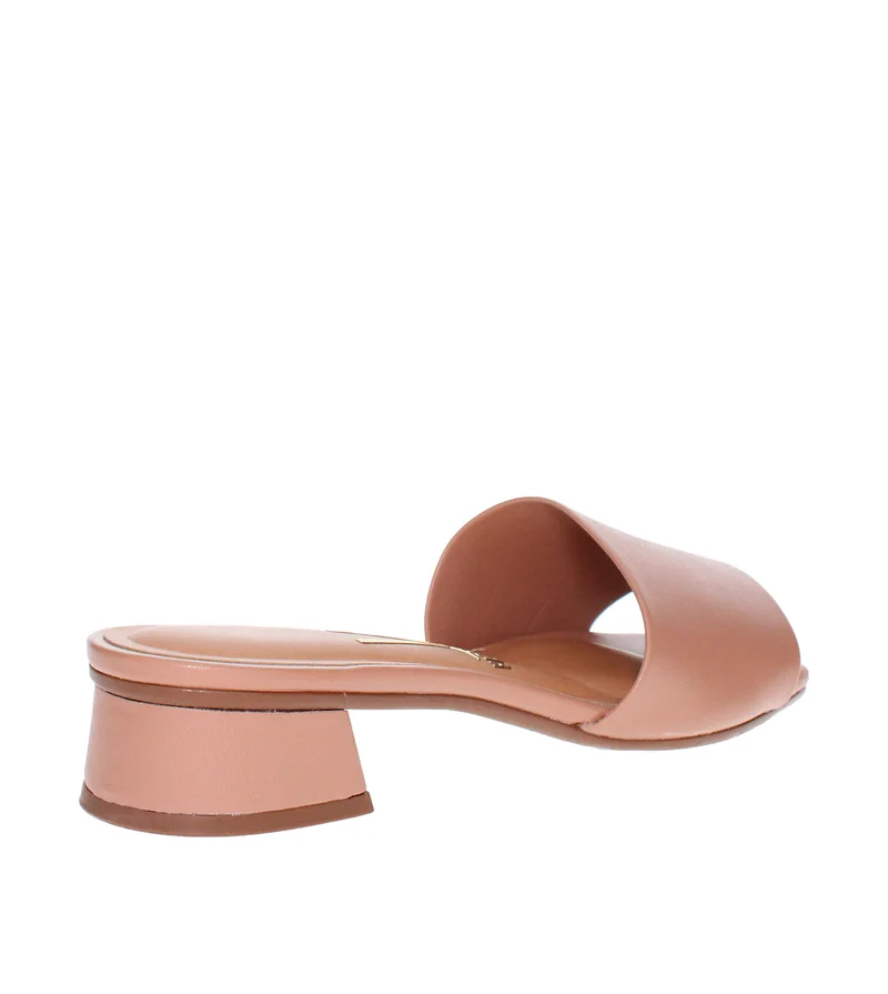 Vizzano  VIZZANO Low Heel Sandals for LADIES – Beige SANDALS with Slip On | Comfortable PU Upper & TPR Sole for Women | Best Price UAE