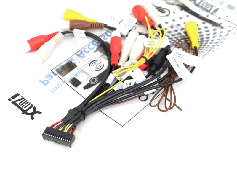 Xtenzi Car Audio 4 Pcs Cable Set XT3309 GPS MIC RCA and Wire Harness Compatible with Pioneer AVH-W4400NEX W4500NWX, AVIC-W6400NEX W6500NEX 6600NEX - Image 4
